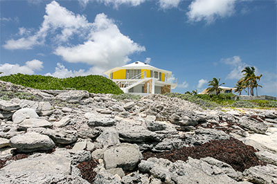 Beachfront Home for sale on San Salvador, The Bahamas